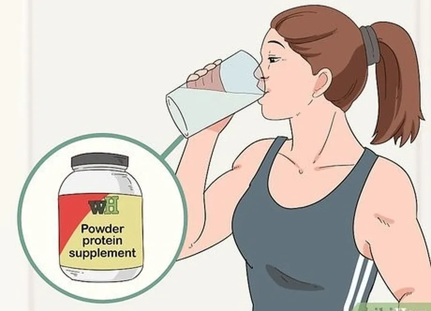 addım 6 toz protein əlavəsi əlavə etməyi düşünün.