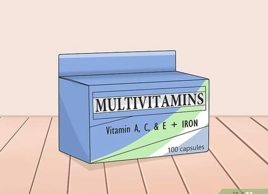 addım 3 bir anda çox qida almaq üçün multivitamin edin.