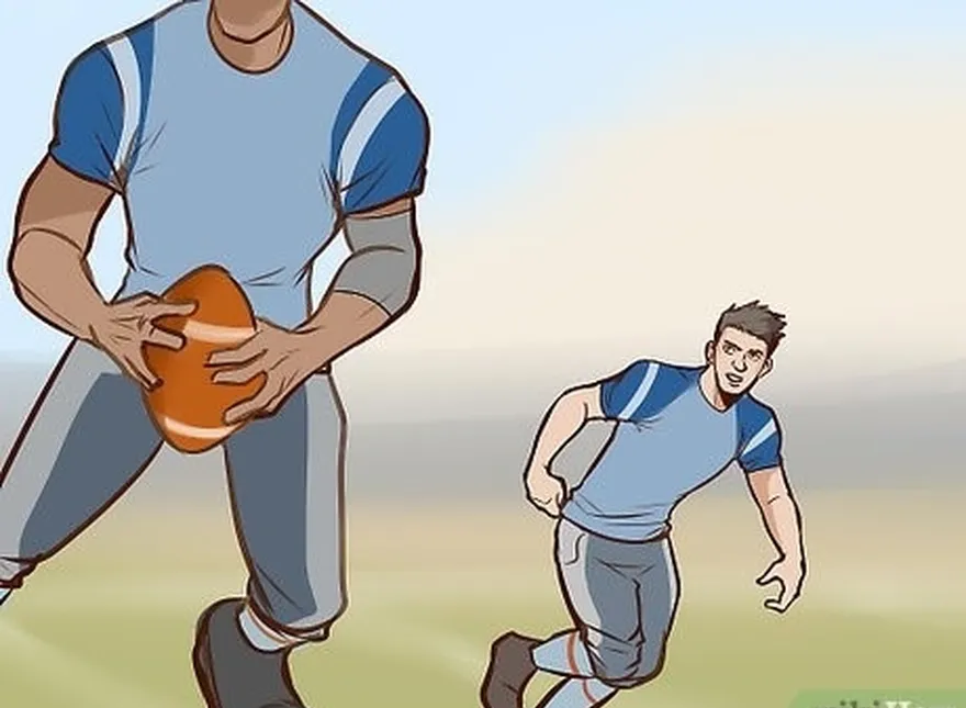 addım 3 komandanızı dəstəkləyin's runs by staying diagonally behind the ball carrier.