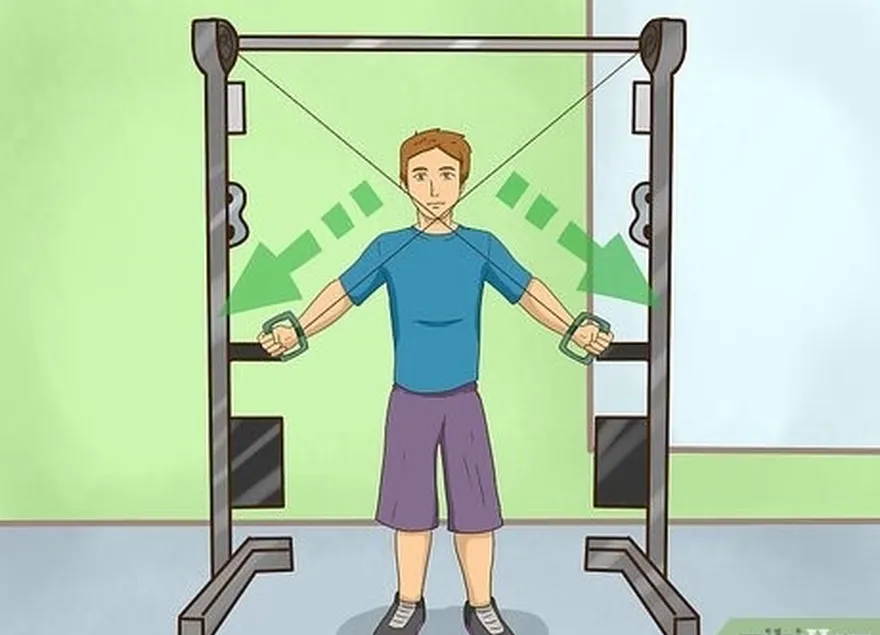 addım 4 tam range motion lat pulldowns ilə yuxarı arxa əzələ qurun.