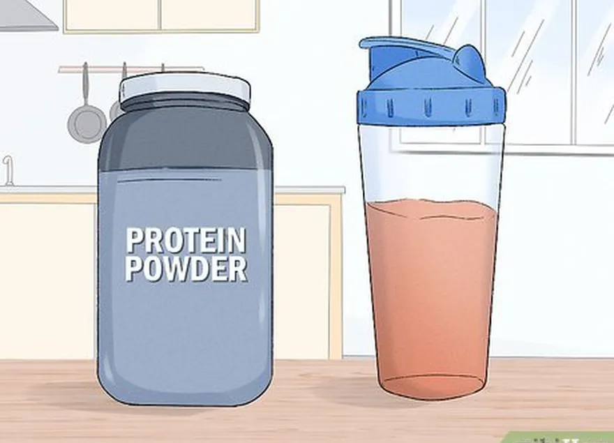 addım 6 zərif protein ilə əlavə.