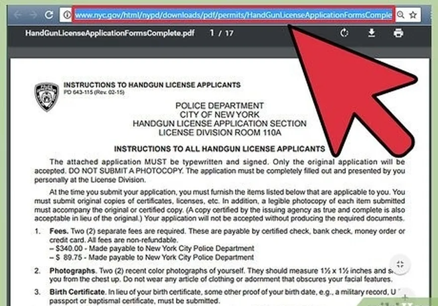addım 1 handgun lisenziyası tətbiqi əldə edin.