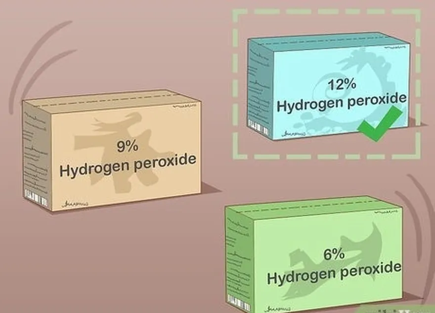 addım 1 12% hidrogen peroksidini satın alın.