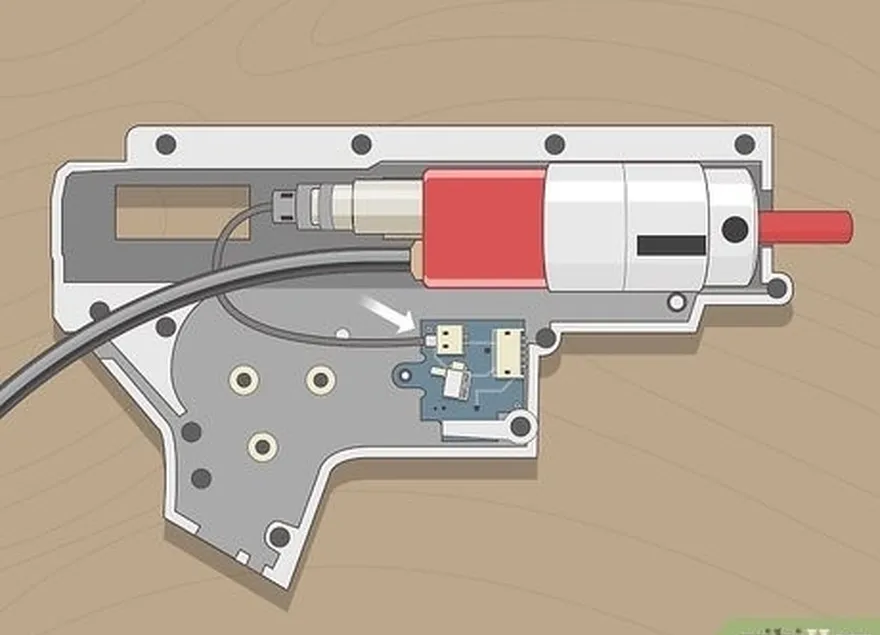 addım 6 trigger lövhəsini və əsas modulu qoşun.