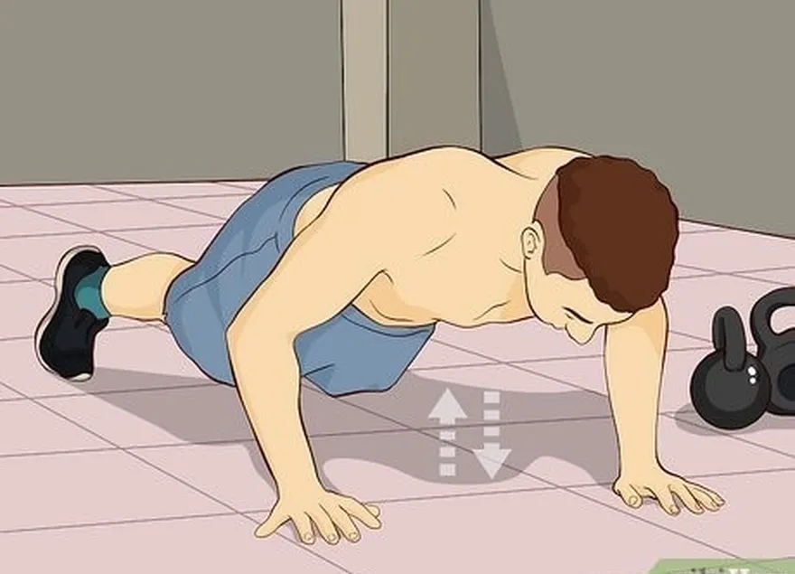 addım 1 bəzi uzadılmış pushups edin.