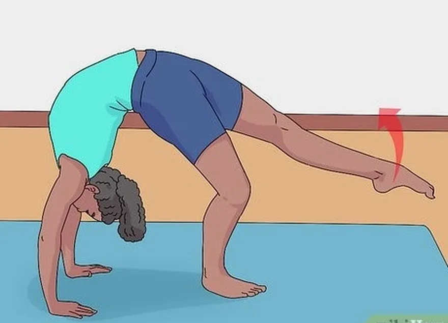 addım 1 backbend kickover'i yüksəkliklərdən kənarlaşdırın.