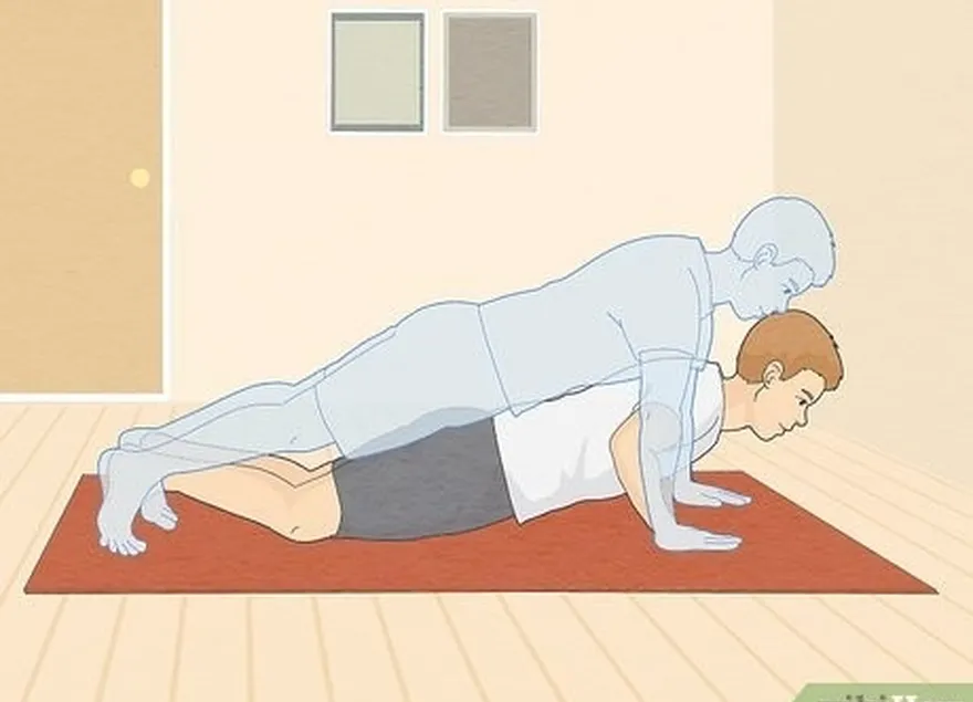 addım 4 eksantrik push-up-ləri sınayın't have to push yourself off the ground.