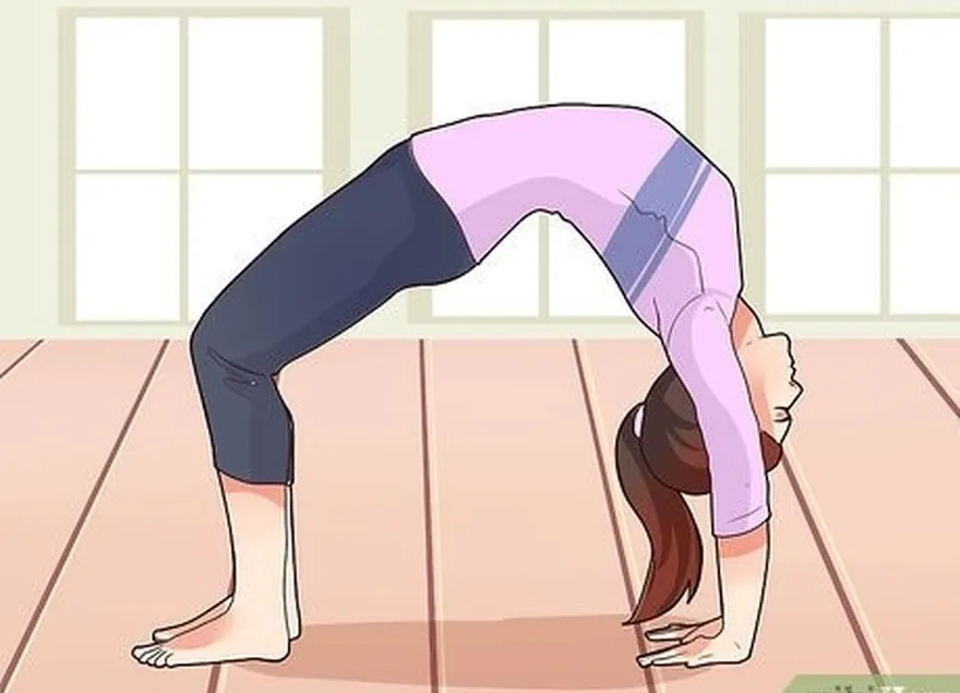 addım 3 backbend zərbələri etməyi öyrənin.