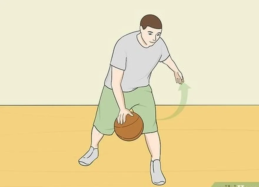 14.jpeg addımları arasında bir basketbol sürüşdürün