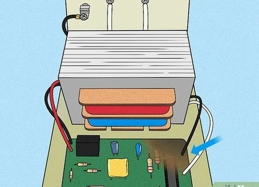 addım 2 şarj cihazını araşdırın's circuit boards for visible damage.