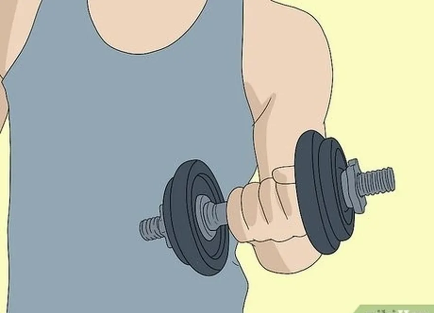 addım 3 dumbbells istifadə edərkən zəif tərəfinizdən başlayın.