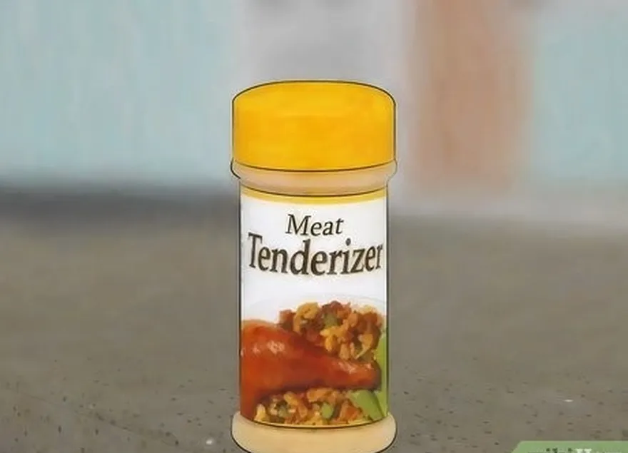 addım 5 ət tenderizer tətbiq edin.