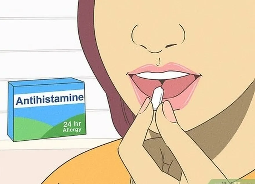 bir otc antihistamine, şişkinliyi və dişləməyi təmizləyə bilər.