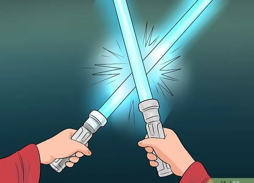 addım 6 don't hit your lightsabers together!