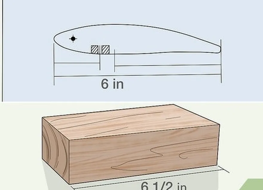 addım 1, cazibənin ölçüsündən ən azı 1/2 (1,3 sm) olan (1,3 sm).