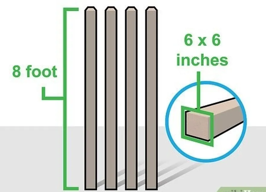 addım 1 dörd 8 fut (2.4 m) hündür taxta yazılar al.