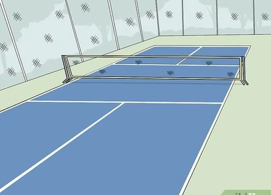 addım 1 bir oyun oynamaq üçün bir pickleball və ya badminton məhkəməsi tapın.