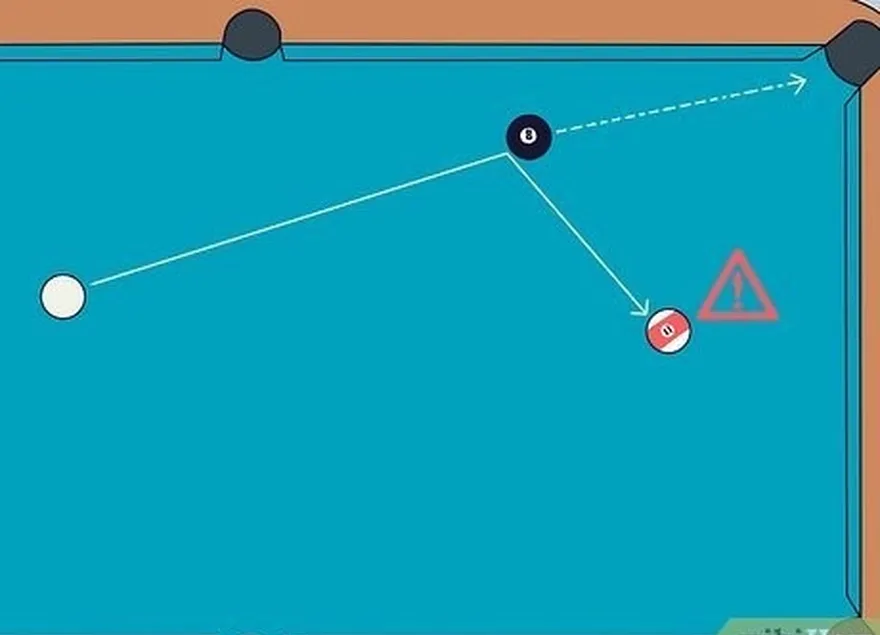 addım 6 8 topun qalib gəldiyi vuruşları edin't carom or kiss.