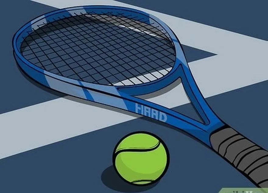 addım 2 tennis ləvazimatları alın.