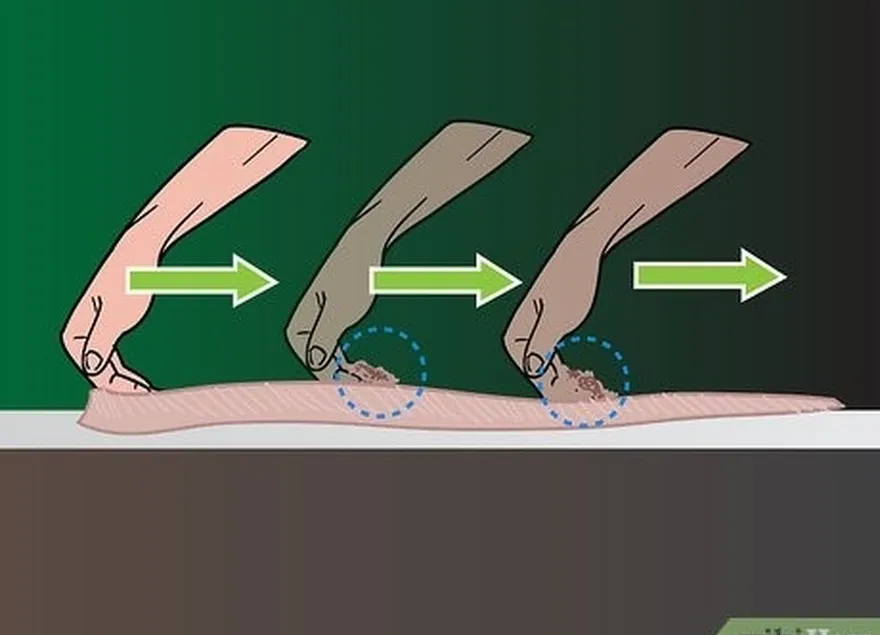 addım 5 viscera (innards) əl ilə çıxarın