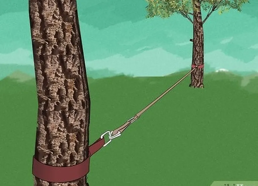 addım 1 qısa bir slackline ilə başlayın.