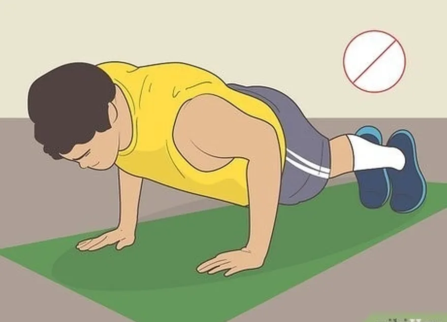 xeyr, sən laqeyd qaldın't do push-ups.