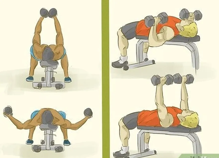 addım 4 sinə gücləndirmək üçün dumbbells istifadə edin.