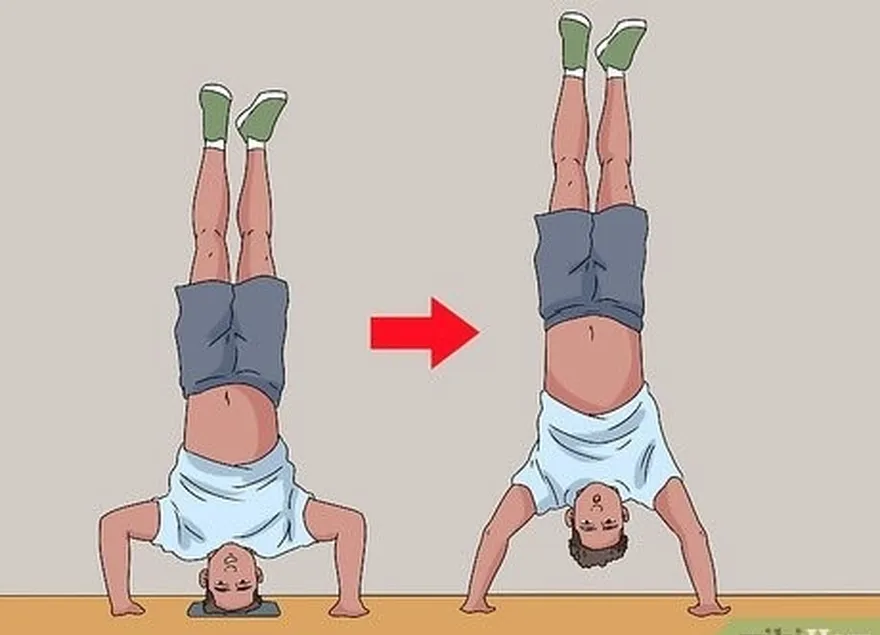 addım 3 cəhd edin bottoms-up push ups.